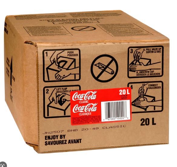 COCA COLA 20KG BIB