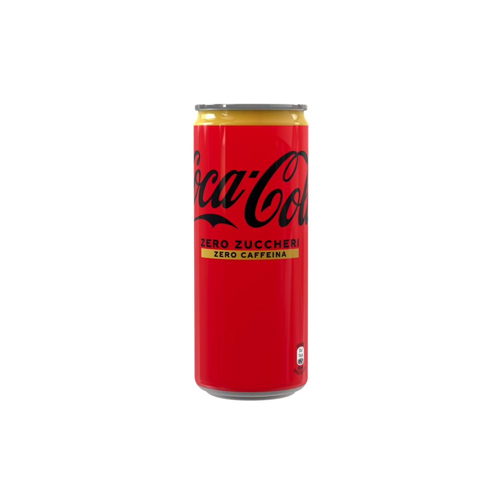 COCA COLA ZERO E SENZA CAFFEINA  LATT L.33 X 24 PZ