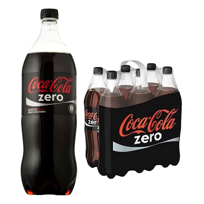 COCA COLA ZERO PLASTICA CL.100 X 6 PZ.